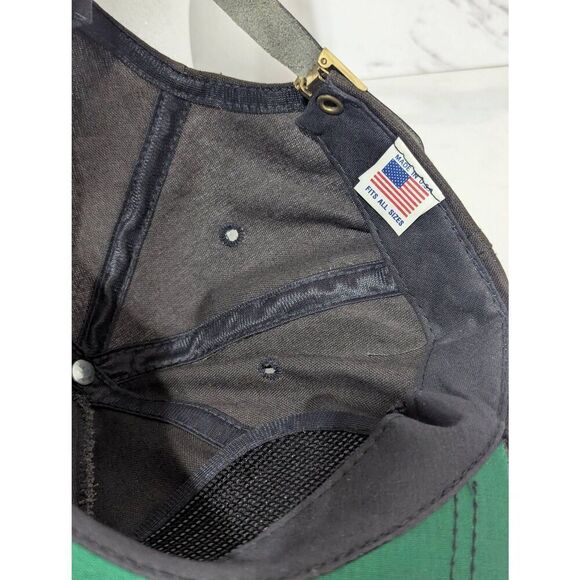 CAT Vintage Michigan Collector's Series Made In USA Trucker Cap Size OS Fits Mos - Picture 4 of 6